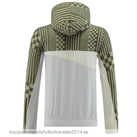 Nuevo Rompevientos AC Milan 23/24 Verde Gris Baratas